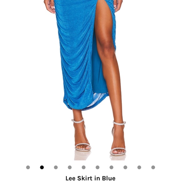 COPY - Remi x revolve Lee skirt in blue - Picture 3 of 3